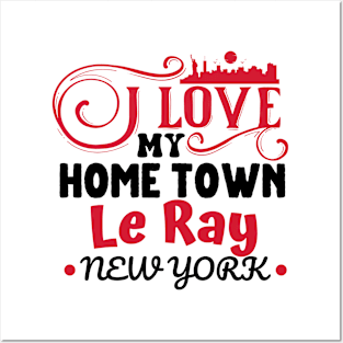 I love Le Ray New York Posters and Art